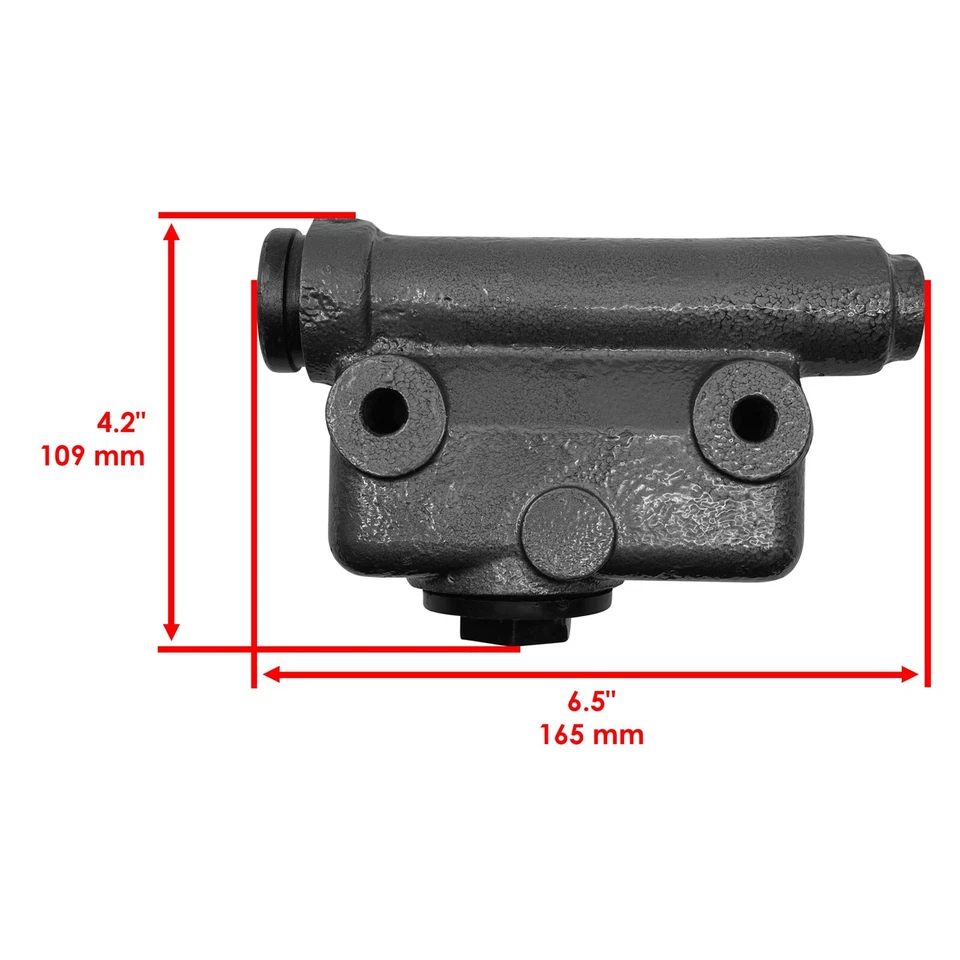 Cilindro maestro y esclavo de freno Caltric para retroexcavadora Case Case-IH 580B 580C 580D Foto 2 de 4