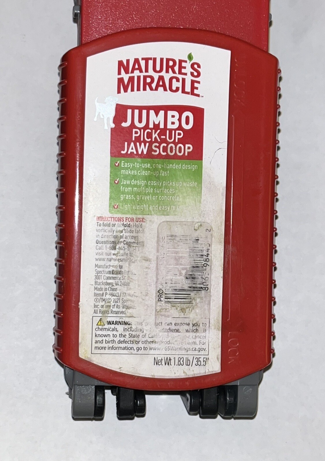 NEW Nature's Miracle Jumbo Jaws Scoop Dog Pooper Scooper FOLD & STORE DESIGN eBay