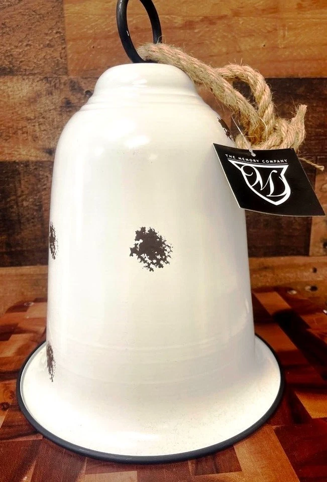 RARE LA Dodgers Jumbo Rustic Metal Bell MLB Los Angeles Baseball Licensed NWT - Image 2 of 4