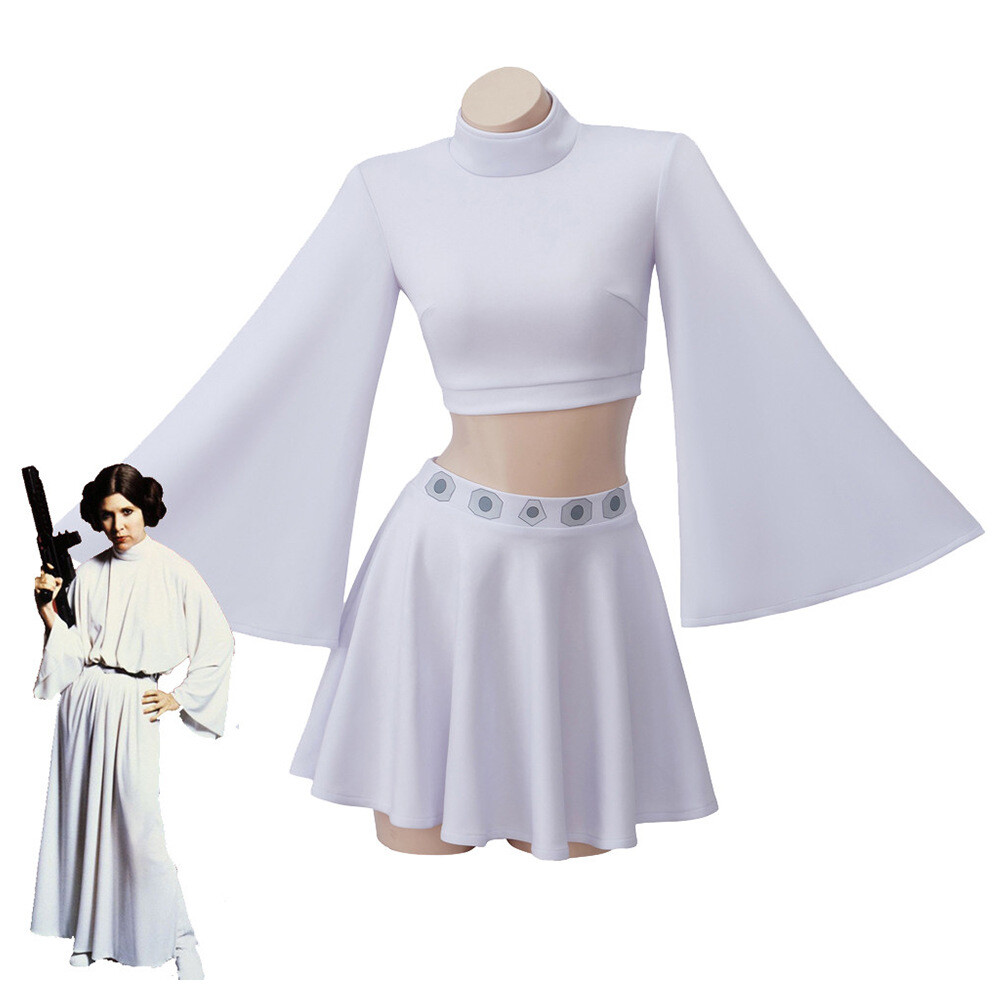 Costume Traje De Leia Cosplay Star Wars Princess Leia Costume