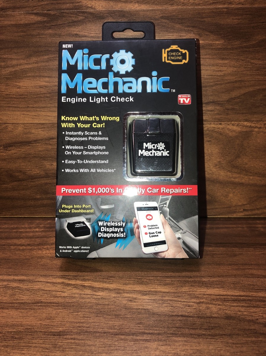 Micro Mechanic Portable Check Engine Car Code Reader Diagnostic 