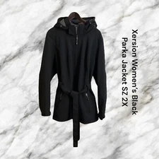 Women’s Black SZ 2XL Xersion High Performance Water Resistant Belt Pockets