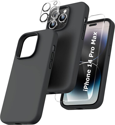 Pack Coque Silicone Antichoc Noir + 2 Verres Trempés Pour IPhone 7/8 - Marque Little Boutik