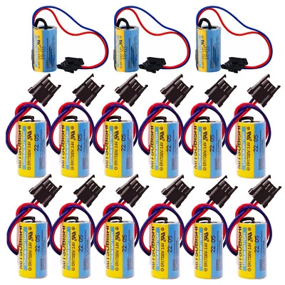 MARKENLOS MR-BAT ER17330V/3.6V Mitsubishi Batería A6BAT Batería de iones de litio con enchufe