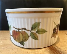 Royal Worcester Evesham Gold Porcelain Souffle Oven Dish 5.5” / 14cm