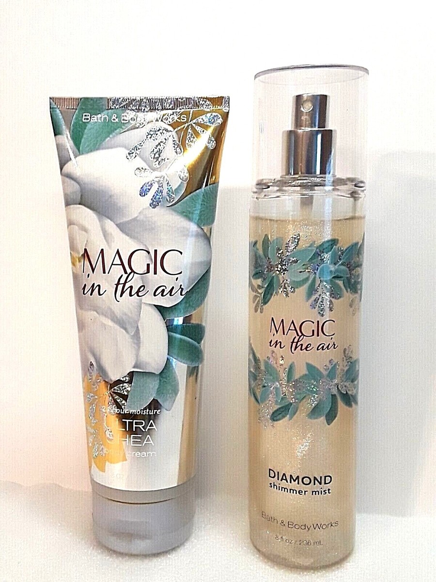 BBW Magic In The Air Cream Diamond Shimmer Mist Fragrance 8oz