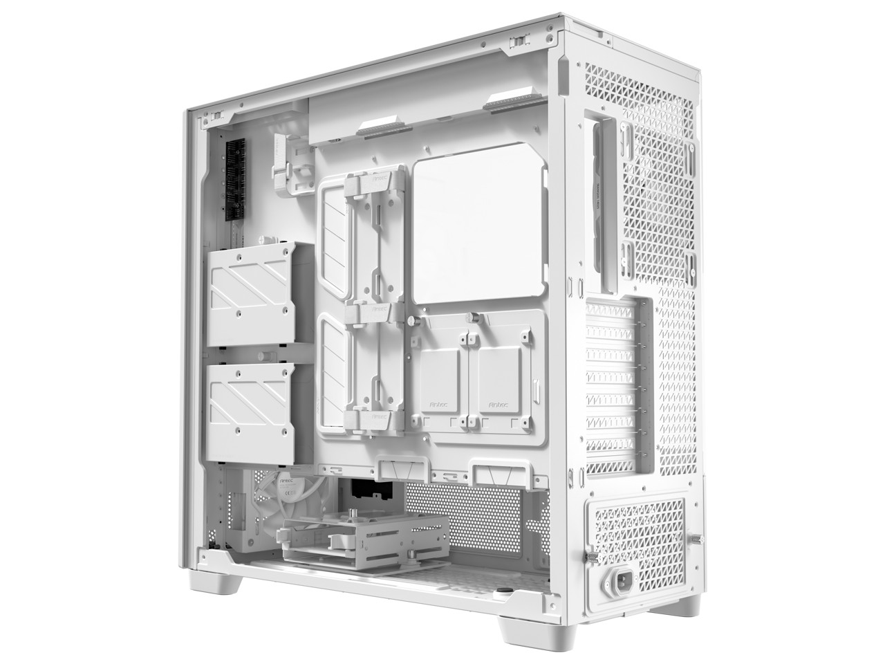 Antec Flux Pro White в комплекте 6 ШИМ-вентиляторов передняя панель с высоким потоком воздуха из березы