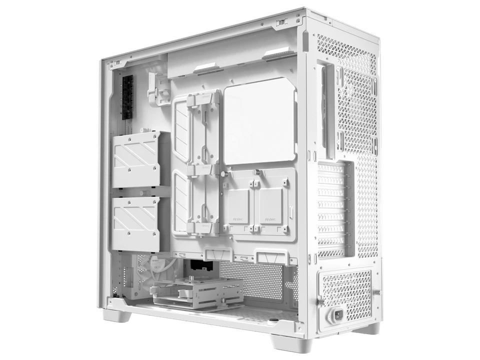 Antec Flux Pro White, 6 x PWM Fans Included, High-Airflow Front Panel with Birch - Image 4 of 4