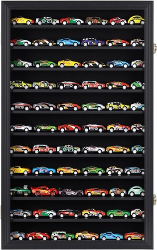 Elegant Diecast Display Case for 1/64-1/43 Scale Cars - Wall Mountable Rack - Picture 3 of 7