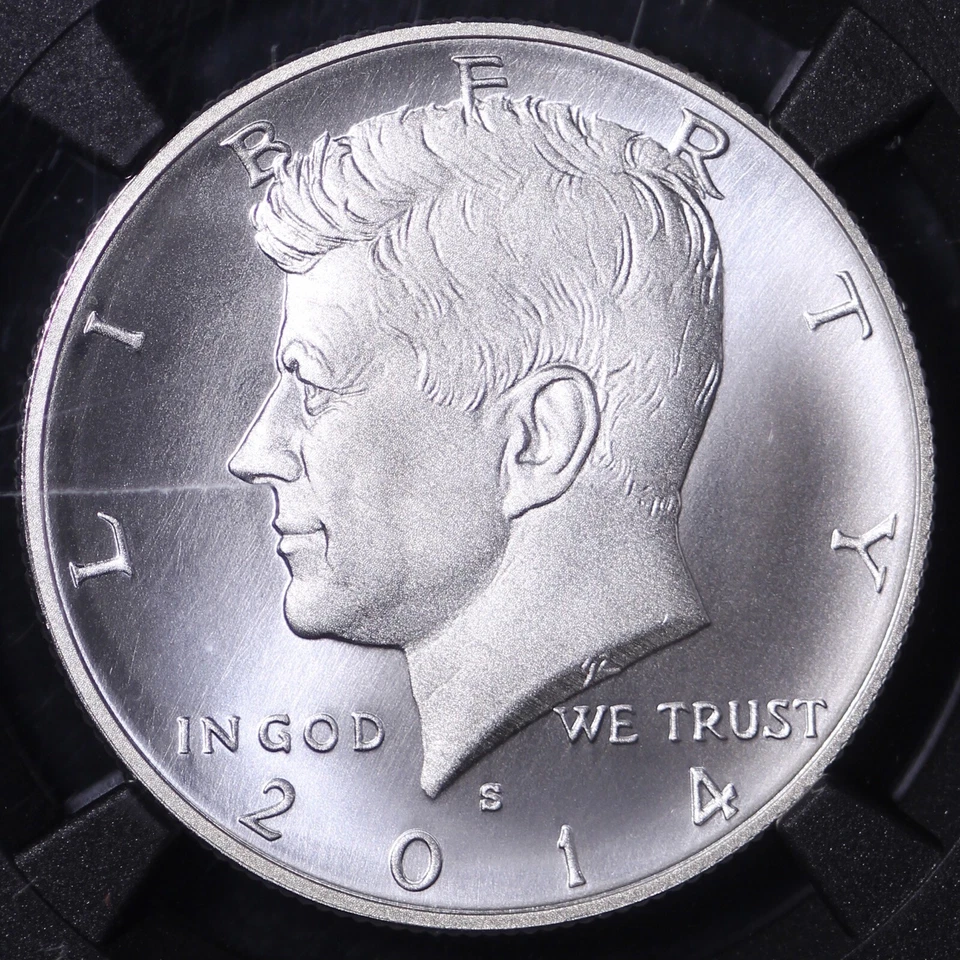 BU 2014-S Kennedy Silver High Relief Half Dollar NGC SP70 Enhanced FREE S/H ACK - Image 2 of 4