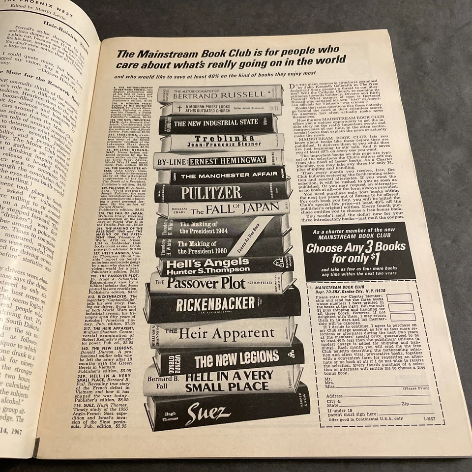 Vintage Magazine: Saturday Review - October 1967 / The Peaceful Traveler / KRP Foto 4 de 4