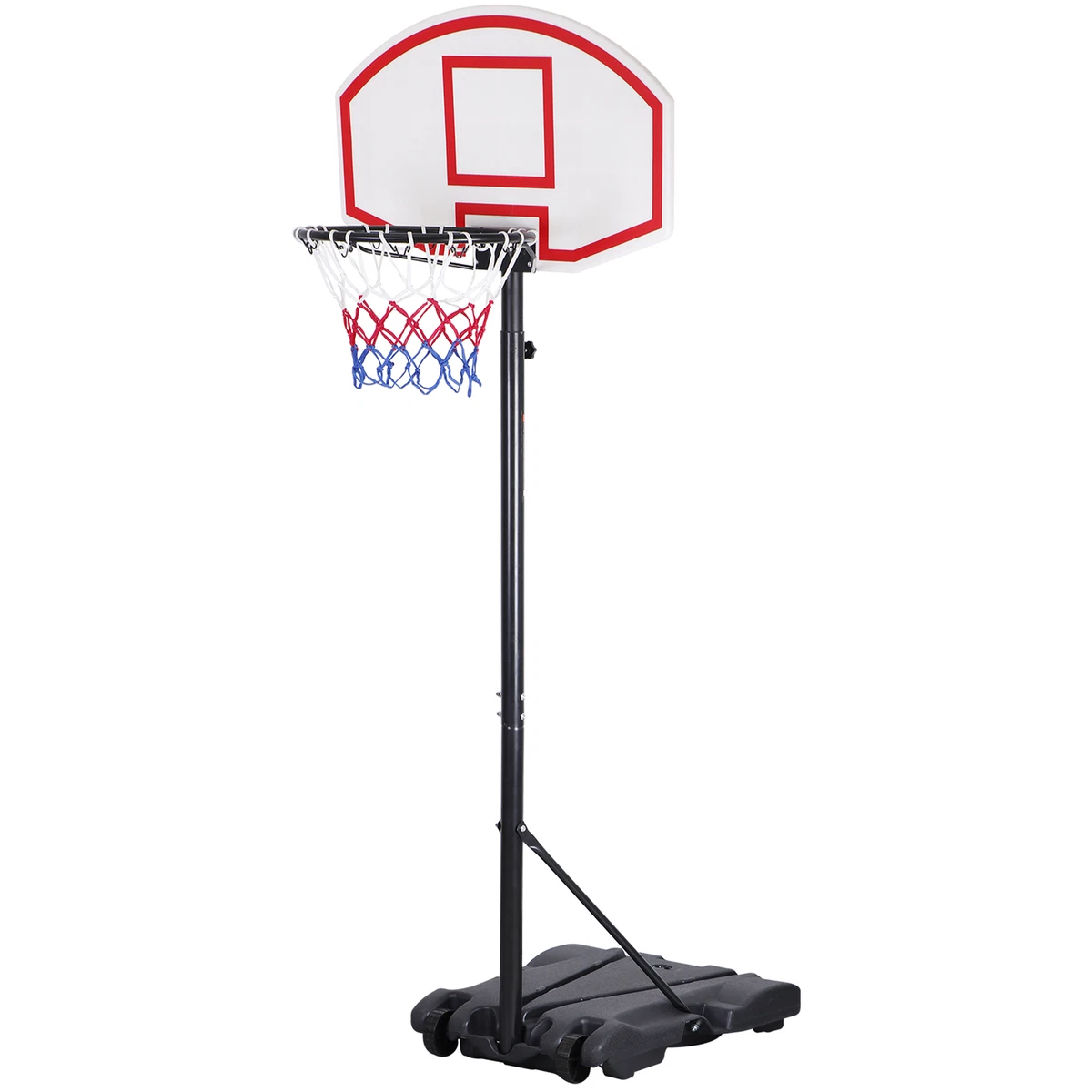 DR. DUNK Portable Kids Basketball Hoop Stand System, 1.15m to 1.60m Height  Adjustable