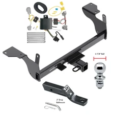 Trailer Tow Hitch For 14-17 Volvo XC60 All Styles w/ Wiring Kit & 1-7/8" Ball