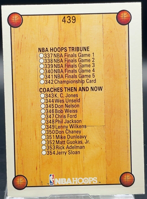 Tribune list No.439 Rare Classic Games NBA Basketball Rookie Card TCG
