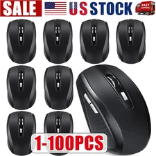  Wireless Optical Mouse Mice 2.4GHz USB Receiver For Laptop PC Computer DPI lot
