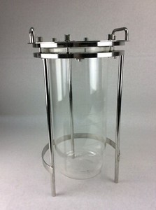 Sartorius Braun 8L Liter Glass Vessel Bioreactor Bio Reactor