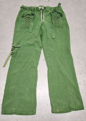 Da Nang Women Vintage Cargo Pants Green H* - image 1