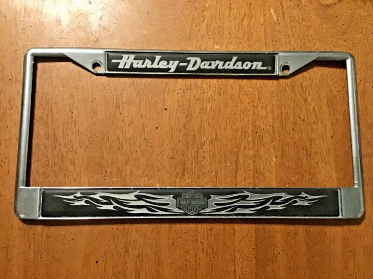 Harley Davidson License Plate Frame vintage Harley Davidson