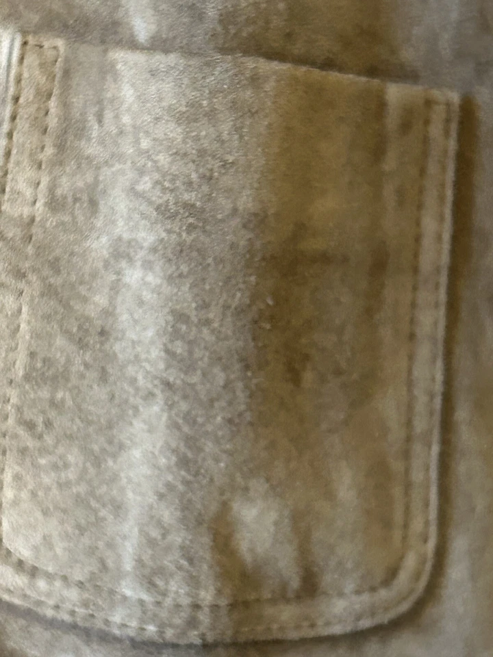 Chaqueta de Gamuza Margaret Godfrey L Tostada Heritage Clásica Camisa Occidental Pesada Foto 3 de 4