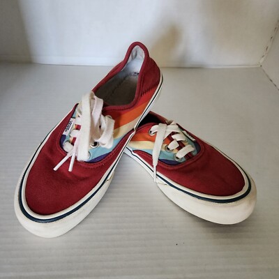 Vans Red Canvas Ultra Cush Skate Shoes Kyle Walker Pro M 3.5/ W 5