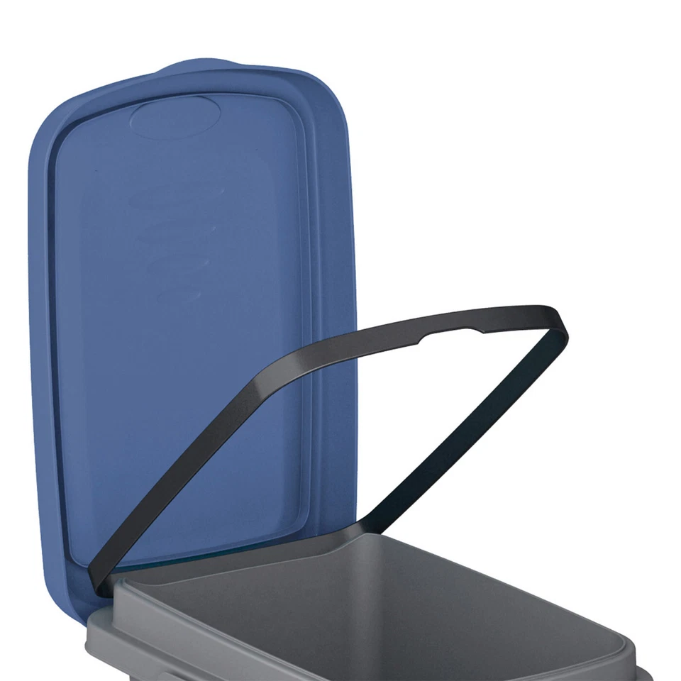 CASARIA® Mülleimer Set Küche 25L mit Deckel Kunststoff Abfalleimer Küche - Bild 2 von 4