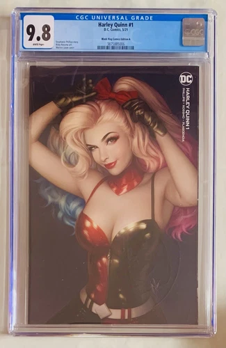 Harley Quinn #1 Warren Louw Virgin Variant CGC Graded 9.8🔥Ltd To 1500🔥