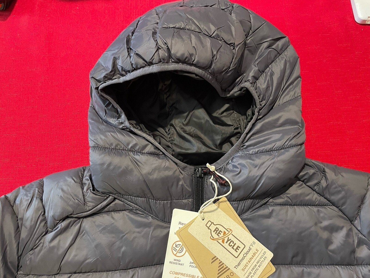 ZeroXposur Men's Lightweight Hooded Puffer Jacket, Blue