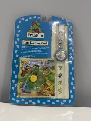 Vintage Franklin The Turtle Time Teaching Watch (Sealed) W/keychain & Book