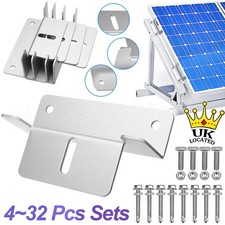 Solar Panel Z Brackets Mounting with Stainless Fixings Caravan Roof Motorhome RV