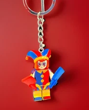 #1173-KC - Pomni (The Amazing Digital Circus) Keychain