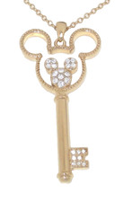 Disney Park Arribas Necklace Mickey Mouse Made with Crystals from Swarovski Key