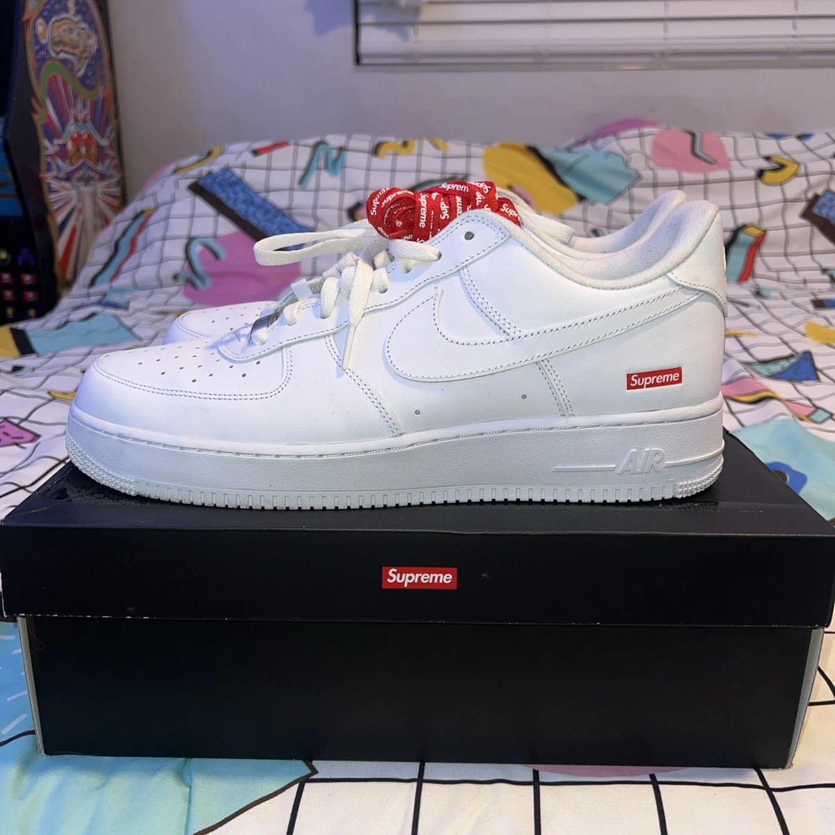 Las mejores ofertas en Nike Air Force 1 x Supreme Low Box Logo