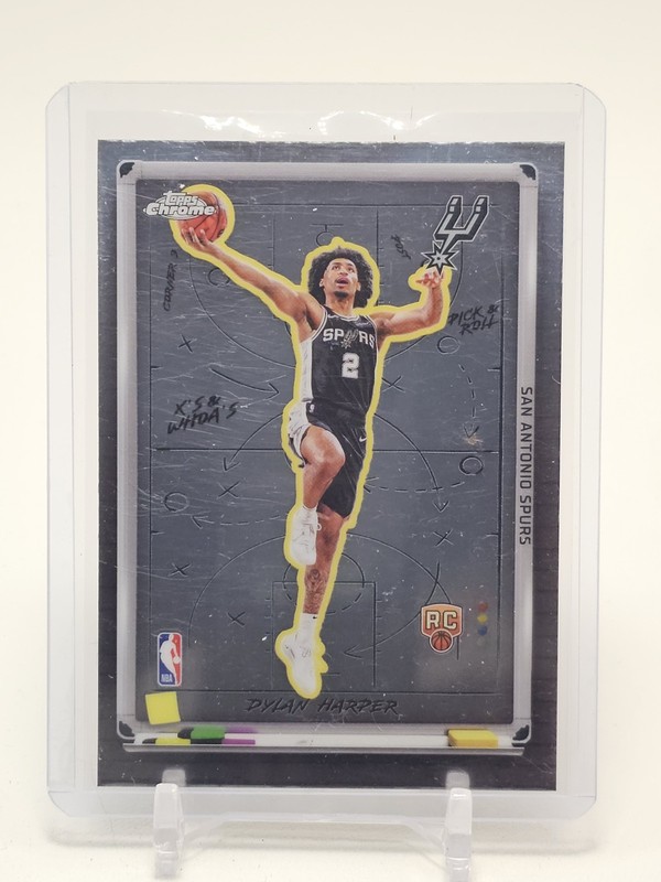 DYLAN HARPER 2025-26 TOPPS CHROME X'S & WHOA'S ROOKIE #XW-9 SPURS Q6572