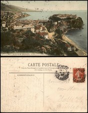 Postcard Monaco Le Rocher 1907
