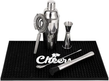 Professional Starter Bartender Kit Cocktail Shaker Set,6 Piece - Home Bar Too...