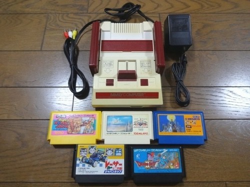 Nintendo Famicom AV Mod Console w 5 Games Set | eBay UK