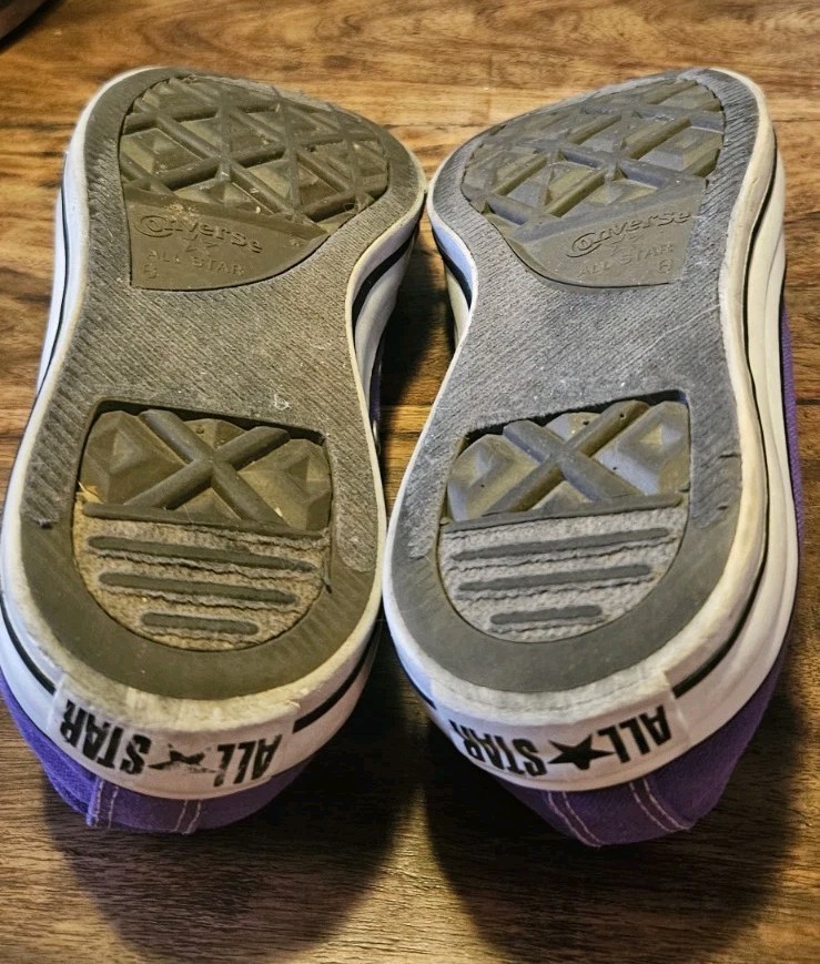 Converse Chuck Taylor All Star Low Top Purple Canvas Sneakers Unisex 6/8 EU39 thumbnail 11