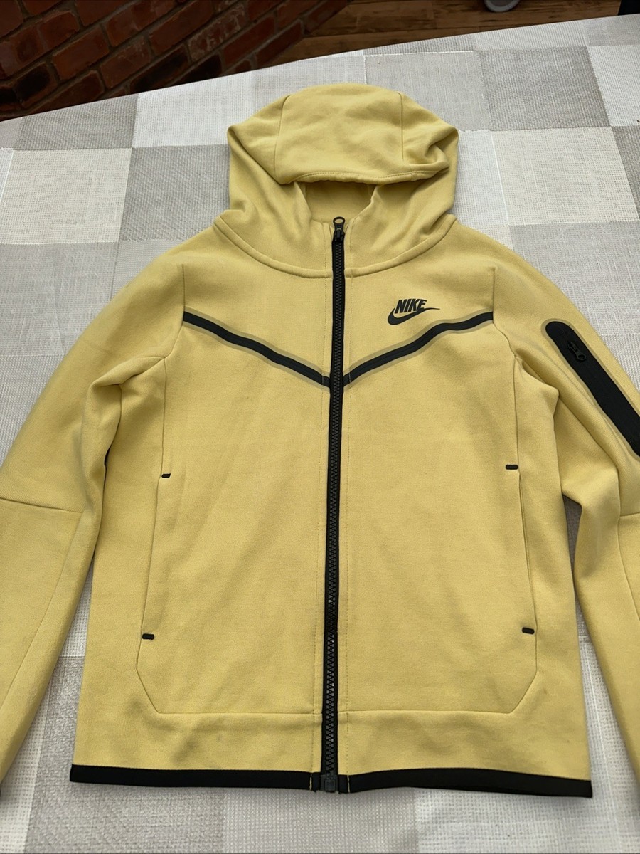 Nike Tech Fleece Hoodie Jacket Yellow S 128-137 Cm UK - Main Image