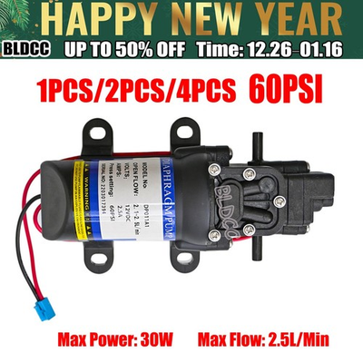 #ad #ad High Pressure Water Pump DC12V 60PSI 30W Electrical Micro Diaphragm Misting Pump $24.99