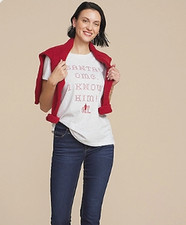 Maurices~New With Tags~White ELF Classic Fit Graphic Tee~Size Small