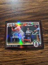2010 Bowman Chrome Erick Aybar #141 Los Angeles Angels REFRACTOR