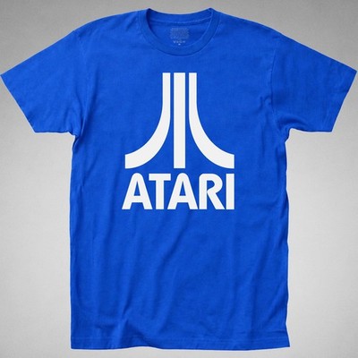 Atari Logo T SHIRT fuji retro asteroids centipede arcade 2600 5200 7800 jaguar