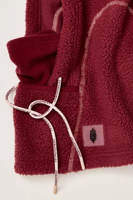 FP Movement Hit The Slopes Balaclava Burgundy One Size NWT Snood Hood Hat