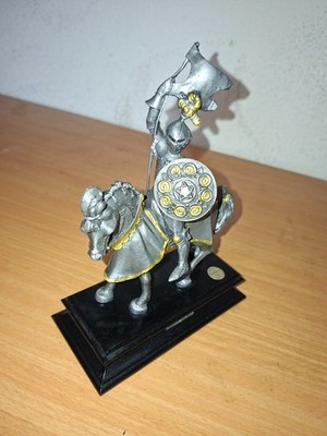 La Balestra Armatura Serie Ritter Ritterfigur Zinnfigur Zinn Figur Reiter Pferd