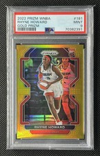 2022 Panini Prizm WNBA Rhyne Howard Rookie RC #181 Gold /10 PSA 9