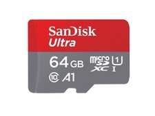 Sandisk SDSQUAB064GGN6MA 64GB Ultra microSDXC Card with Adapter