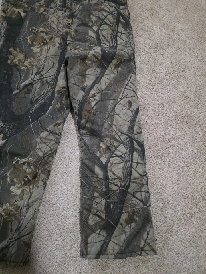 Vintage Duxbak Camo Insulated Bibs Size XL 42-33 - Image 3 of 4