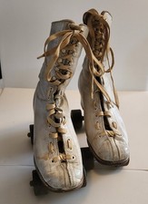 Vintage Chicago Roller Skate Co. Women's Leather Roller Skates, 78 SPL Wheels