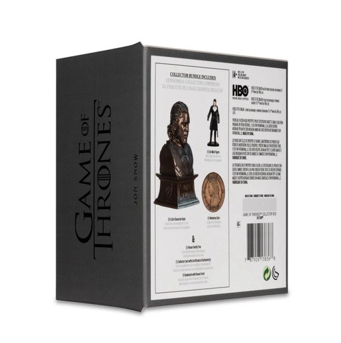McFarlane Jon Snow Game of Thrones Collector Box - Bust Figure Coin Family Tree - Picture 5 of 5