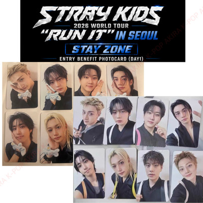 Stray Kids 2026 WORLD TOUR ''RUN IT'' IN SEOUL STAY ZONE PHOTOCARD